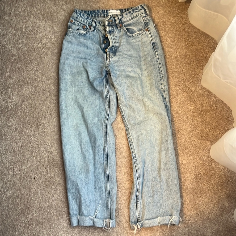 Zara straight leg jeans
